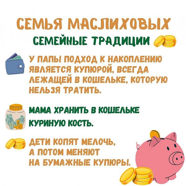 Конкурс семейные финансовые традиции